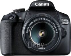 Зеркальный фотоаппарат Canon EOS 2000D Kit EF-S 18-55mm IS II / 2728C003