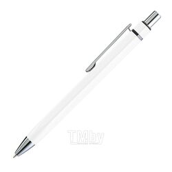 Ручка шарик/автомат "Six" 1,0 мм, метал., белый/серебристый, стерж. синий UMA 0-8330 63-0001