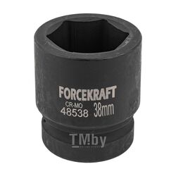 Головка ударная 1", 38мм (6гр.) FORCEKRAFT FK-48538