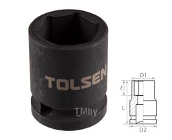 Головка торцевая ударная шестигранная 1/2", 21 мм TOLSEN TT18221