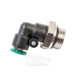 Уголок M3/8" цанга 6 мм, с уплотнением, пластм. корпус GARWIN PRO 808520-Г-6-38-1