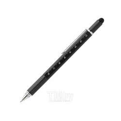 Ручка многофункц. метал., 5 функц., черный/серебристый, стерж. синий Xindao P221.551