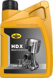 Масло моторное HDX Multigrade 10W40 1L Минеральное масло (API SF/CC) Допуски:Ford M2C, GM 6085 M KROON-OIL HDX Multigrade 10W-40 1L