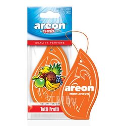 Освежитель воздуха в ассортименте (Елочка) ( 10 шт в упак ) AREON Areon Refreshment Tutti Frutti