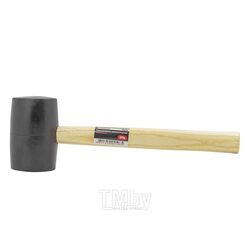 Киянка резиновая с деревянной ручкой (680г, d65мм) Forsage F-1803240