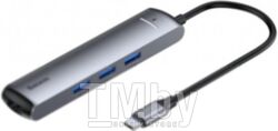 USB-хаб Baseus Mechanical Eye 6в1 / CAHUB-J0G