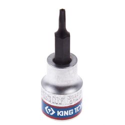 Насадка (бита) торцевая KING TONY 3/8", TORX, T10, L = 50 мм, с отверстием 302710