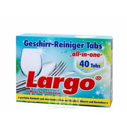 Таблетках для ПММ LARGO All in one 40шт 60115