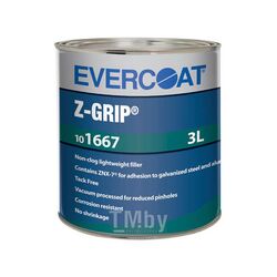 Шпатлевка легкая наполняющая мелкая Z-Grip, 3л EVERCOAT 101667