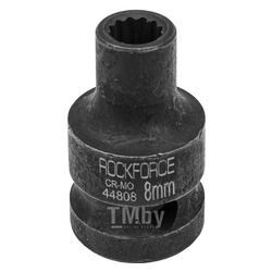 Головка ударная 8мм 12гр. 1/2" Rock FORCE RF-44808