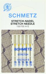 Набор игл для швейной машины Schmetz 130/705Н стрейч №75-90 (5шт)