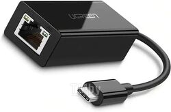 Переходник UGREEN USB Type-C 3.1 Gen1 to 10/100/1000Mbps Ethernet Adapter (ABS Black) US236 (50307)