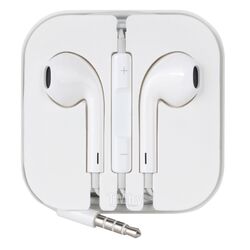 Наушники вкладыши M1 белые со встроенным микрофоном для Apple (кабель 1.2м, Разъём 3.5мм) Hoco 6,95753E+12
