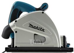 Дисковая пила SP6000KX погружная (1300 Вт / 165*20 мм / 56 мм / MakPac 4) + шина 1,5 м MAKITA SP6000KX