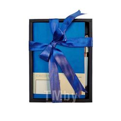Набор подарочный "MERCURY" ежедневник недат. А5 148*212 мм, 272 стр, ярко-синий+ шар.ручка Bruno Visconti 3-435/32-2