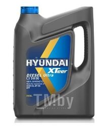 Моторное масло синтетическое HYUNDAI XTEER Diesel Ultra C3 5W30 5L ACEA C3 API SN 100%SYNTHETIC 1051224