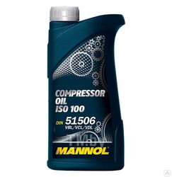 Масло компрессорное минеральное MANNOL Compressor Oil 1л ISO 100