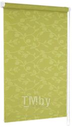Рулонная штора Delfa Сантайм Жаккард Версаль СРШ-01М 8705 (52x170, зеленый)