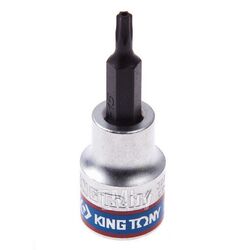 Насадка (бита) торцевая KING TONY 3/8", TORX, T15, L = 50 мм, с отверстием 302715