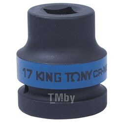 Головка торцевая ударная четырехгранная KING TONY 1", 17 мм, футорочная 851417M