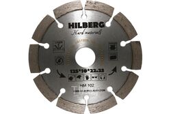 Диск алмазный по железобетону Hilberg серия Hard Materials Laser 125x10x22.23 mm HM102