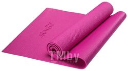 Коврик для йоги и фитнеса STARFIT FM-101 PVC (173x61x0.5см, розовый)
