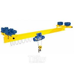 Кран мостовой однобалочный подвесной однопролетный г/п 2 т пролет 6,0 м TOR