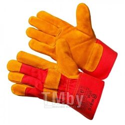Перчатки комбинированные из спилка оранжевого цвета 12/60 , (XY132) Ural GWARD 540510310F