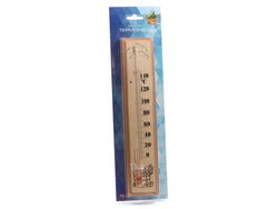 Термометр для сауны в деревянном корпусе 30*6 см от 0C до + 150C (арт. 300110, код 680134)