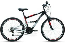 Велосипед Forward Altair MTB FS 26 1.0 D 2022 / RBK22AL26057 (черный/красный)