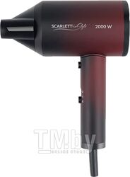 Фен SCARLETT SC-HD70I38 Черный с красным
