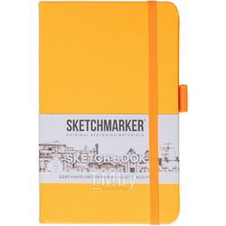 Скетчбук 9*14 см, 140 г/м2, 80 л., оранжевый неон Sketchmarker 23148041SM