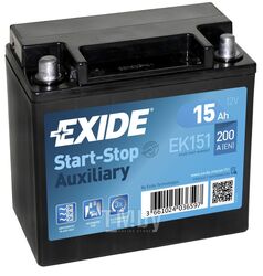 Аккумуляторная батарея EXIDE EK151 рус 15Ah 200A 150/90/145 EK151