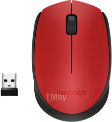 Мышь Logitech M171 Wireless Mouse 910-004641 Red