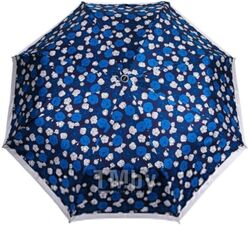 Зонт складной Cruise 630 (цветы/синий/серый)