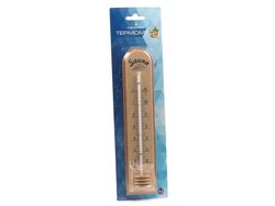 Термометр для сауны в деревянном корпусе 25*6 см от 0C до + 120C (арт. 300711, код 683562)