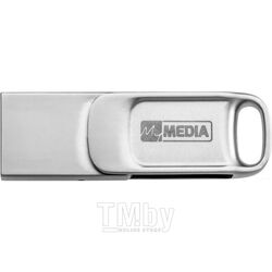 Флеш накопитель 64GB USB 2.0+Type-C FlashDrive MyMedia MyDual металл 69267