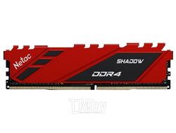Оперативная память Netac Shadow DDR4-3600 8GB C18 Red NTSDD4P36SP-08R