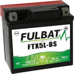 Аккумулятор MF FTX5L-BS AGM (113x70x105) 4Ач -/+ FULBAT 550618