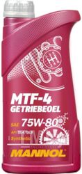 Трансмиссионное масло Mannol MTF-4 Getriebeoel 75W80 GL-4 / MN8104-1 (1л)