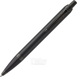 Ручка шарик/автомат "IM Achromatic K317" 1 мм, метал., подарочн. упак., черный, стерж. синий Parker 2127618