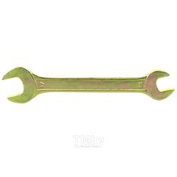 Ключ рожковый, 13 х 17 мм, желтый цинк СИБРТЕХ 14307