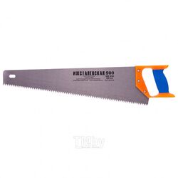 Ножовка по дереву, 500 мм, шаг зубьев 6,5 мм, пластиковая рукоятка (Ижевск) 23165
