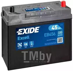 Аккумулятор Excell 45Ah 330A (R +) 234x127x220 mm EXIDE EB456