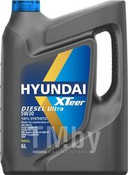 Моторное масло синтетическое HYUNDAI XTEER Diesel Ultra 5W30 5L API SN CF ACEA A3 B4 C3 MB 229.31(51) BMW LL04 СИНТ. 1051222