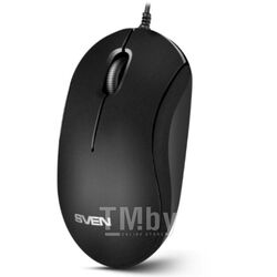 Мышь Sven RX-60 1000dpi Оптический 3кн 1кол.,ноутбучная мышь Black