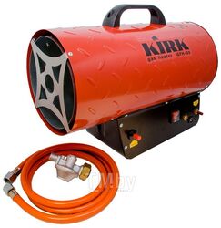 Нагреватель газовый KIRK 30кВт, 220В, ручн. упр., регул. подачи, без термостата GFH-30 K-941802