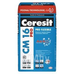 Клей для плитки Ceresit CM 16 PRO Flexible 20 кг