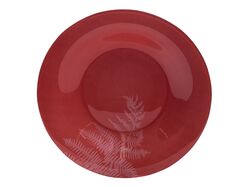 Тарелка глубокая стеклянная "Filicaria rouge" 21,5 см (арт. P3059, код 194513)