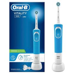 Электрическая зубная щетка Oral-B Vitality 100 Hangable Box Синий (D100.413.1)